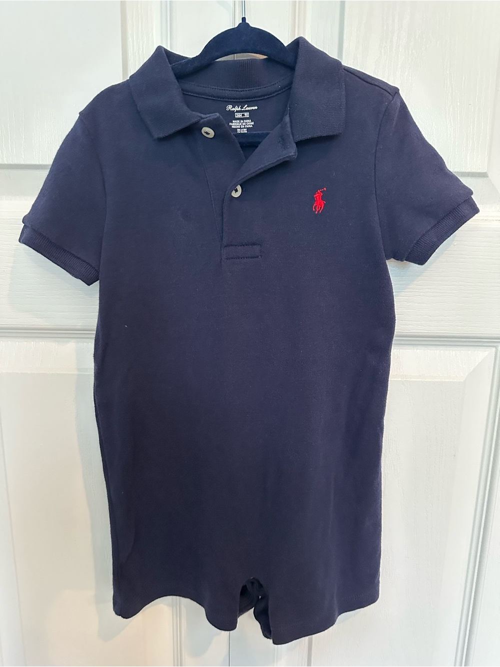 Ralph Lauren Soft Cotton Polo Shortall (size 24 months)